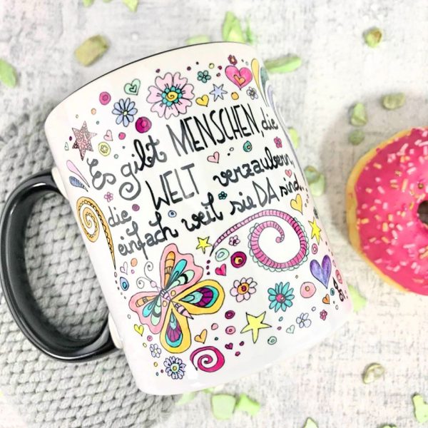 Tasse "Menschen...Welt verzaubern" – Bild 3