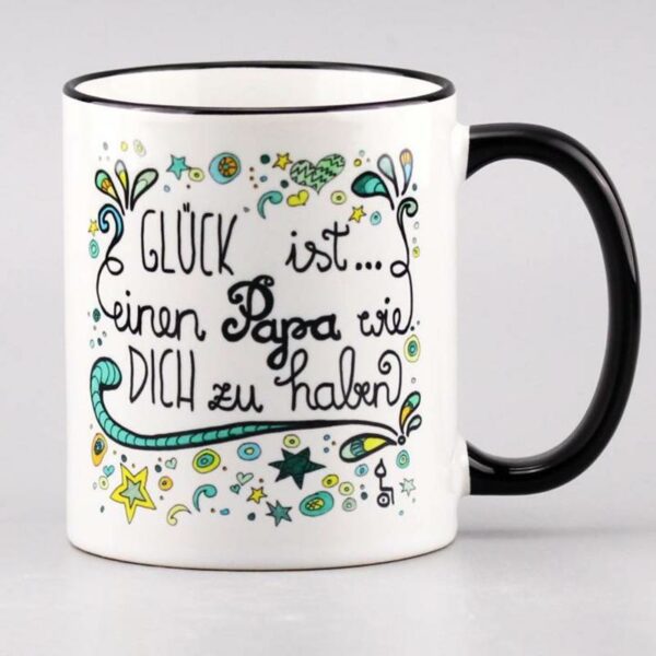 "Papa" Tasse Glück ist .....