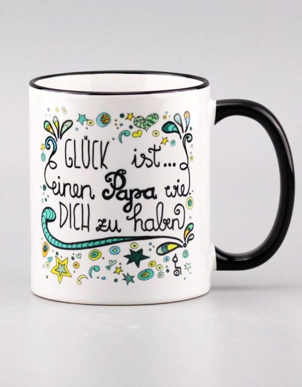 "Papa" Tasse Glück ist .....