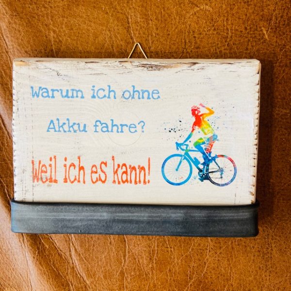 Radspruch "Akku"