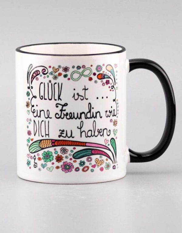 "Freundin" Tasse Glück ist......