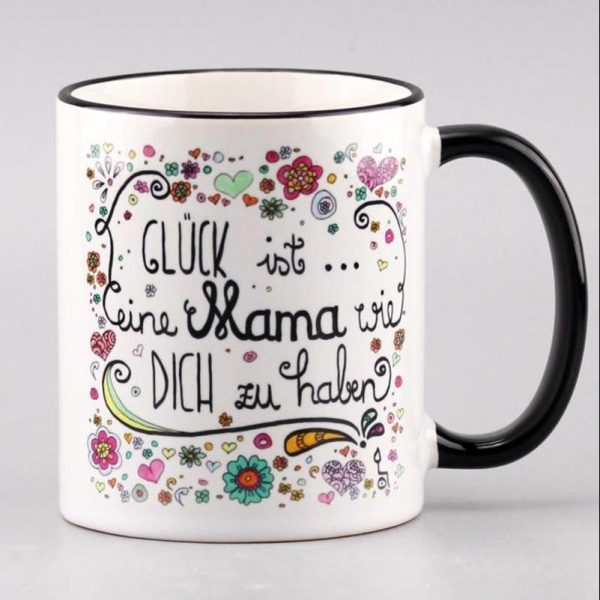 "Mama" Tasse "Glück ist...