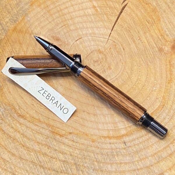 Holzrollerball  Zebrano/Gunmetal