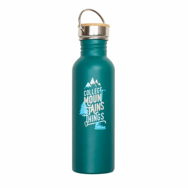 "Collect Mountains" Edelstahlflasche