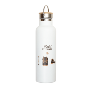 "Gipfelstürmer" Trinkflasche edelstahl/isoliert